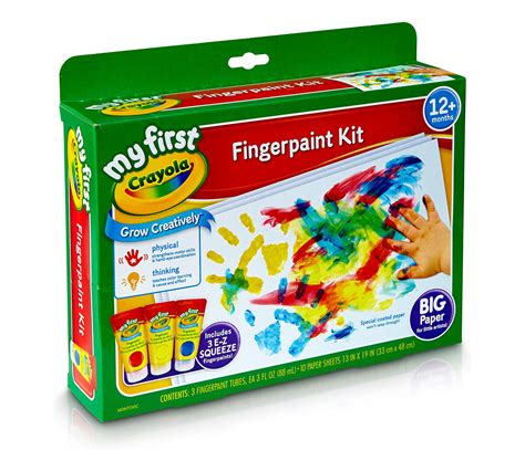 for girls finger paint|Crayola My First Fingerpaint Kit, Washable Paint,。